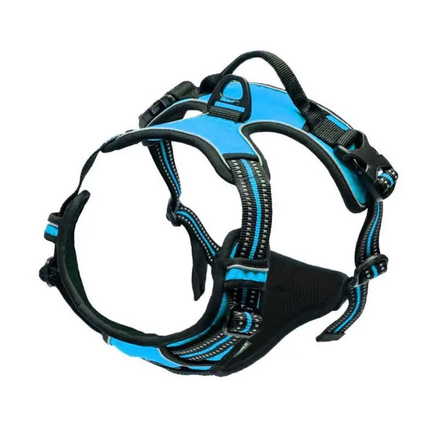 Adjustable No Pull Dog Harness Front Clip Reflective Comfortable Handle for Medium to Large Dogs Walking