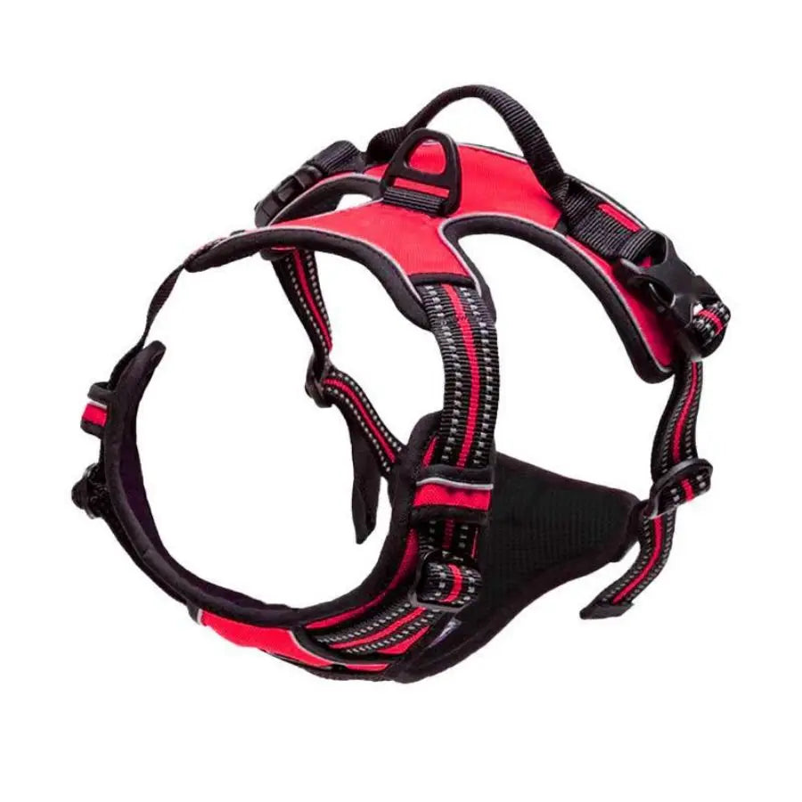Adjustable No Pull Dog Harness Front Clip Reflective Comfortable Handle for Medium to Large Dogs Walking