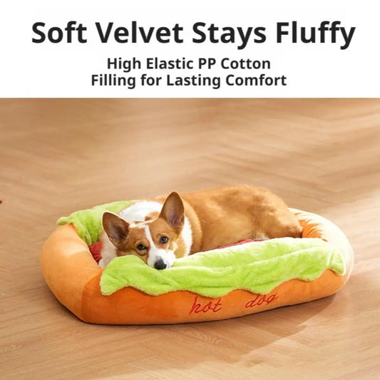 Hot Pet Dog Puppy Dog Bed various Size Large Dog Lounger Bed Kennel Mat Soft Fiber Warm Soft Bed House Product For Dog And Cat
