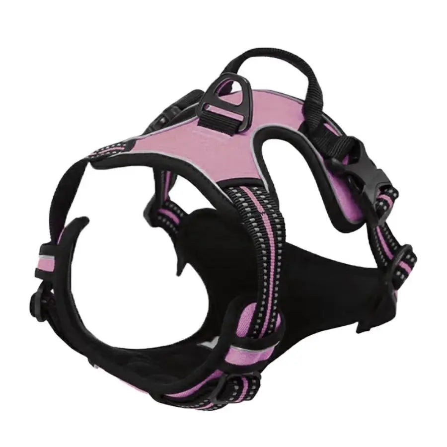 Adjustable No Pull Dog Harness Front Clip Reflective Comfortable Handle for Medium to Large Dogs Walking