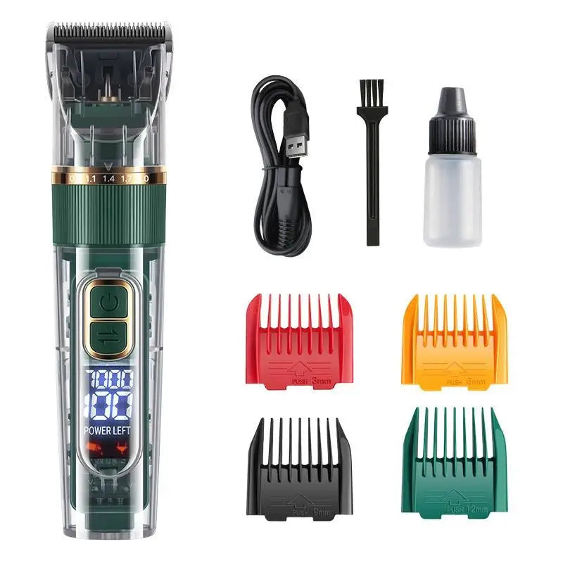 Professional Pet Micro Trimmer with LED Light Quiet Rechargeable Paw Shaver for Dogs Cats Hair Trimmer for Eyes Ears Face Butt