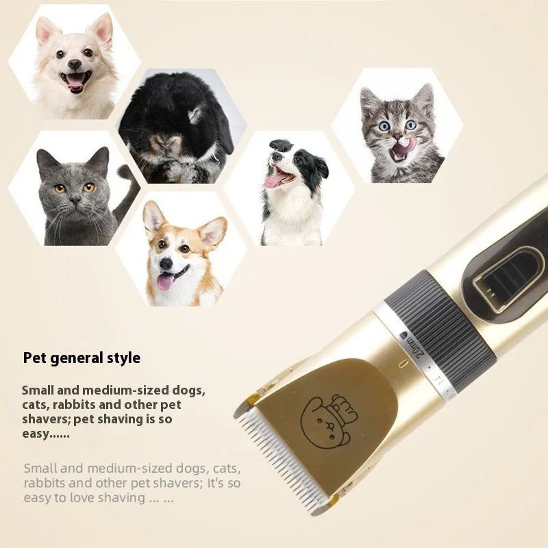 Pet Electrical Professional Hair Clipper For Cat Dog  Hair Trimmer USB Rechargeable Shaver Low Decibel Animals Haircut Machine
