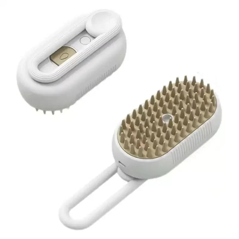 Steam Brush Cat Brush Cats Vaporizer Pet Hair Brush Remover Pets Cleaning Steamy Spray Massage Comb 3in1 Grooming Supplies