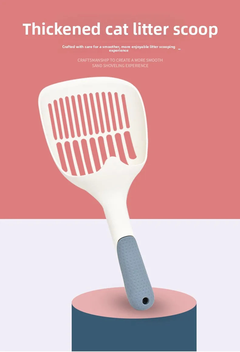 Cat Litter Scoop Plastic Durable Pet Poo Shovel Practical Kitten Poop Scooper Cat Litter Cleaning Products For Cats Accessories