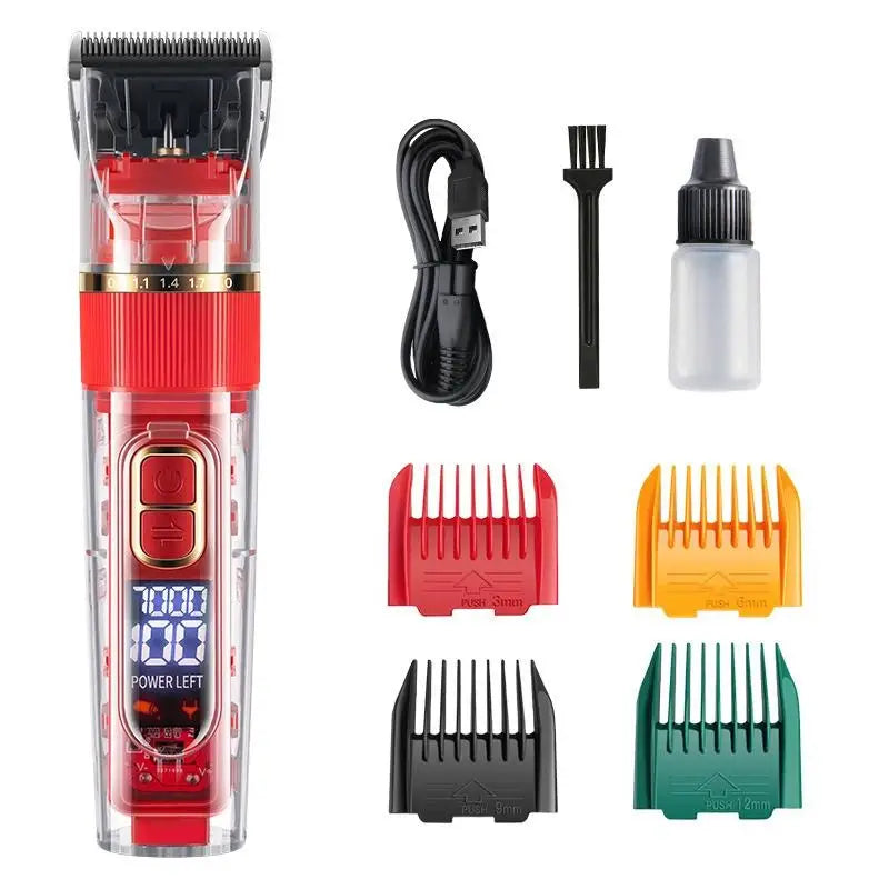 Professional Pet Micro Trimmer with LED Light Quiet Rechargeable Paw Shaver for Dogs Cats Hair Trimmer for Eyes Ears Face Butt