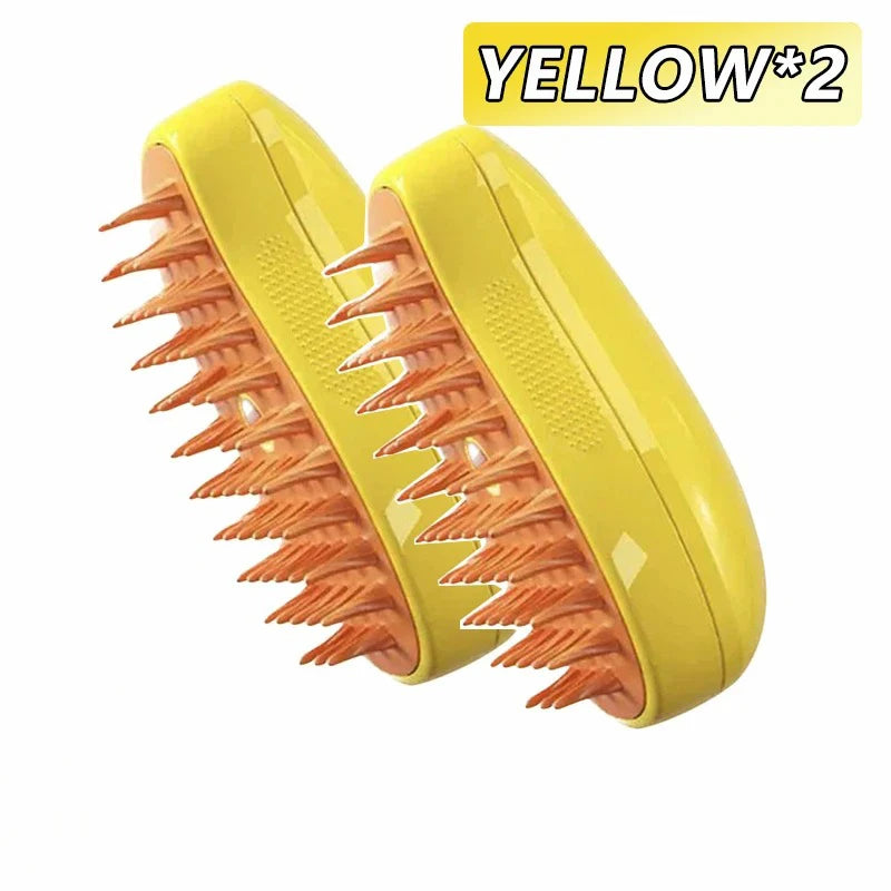 Cat Steamy Brush 3 in 1 Grooming Steam Brush Electric Sprayer for Massage Pet Dog Grooming Shedding Hair Cleaning Massage Combs