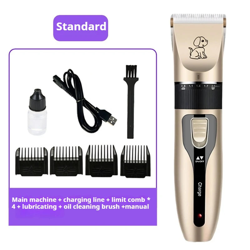 Pet Electrical Professional Hair Clipper For Cat Dog  Hair Trimmer USB Rechargeable Shaver Low Decibel Animals Haircut Machine