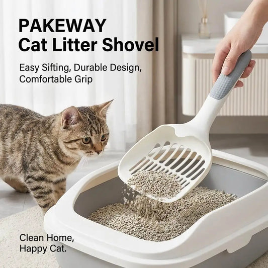 Cat Litter Scoop Plastic Durable Pet Poo Shovel Practical Kitten Poop Scooper Cat Litter Cleaning Products For Cats Accessories