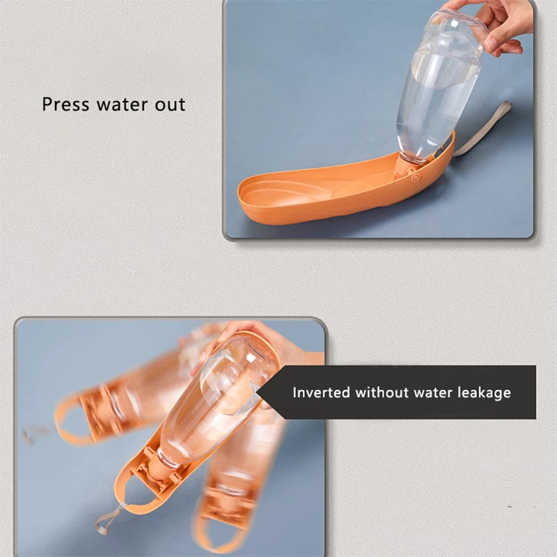 Portable Dog Water Bottle For Small Large Dogs Foldable Lightweight Drinking Bowl Outdoor Travel Walking Running Puppy Supplies
