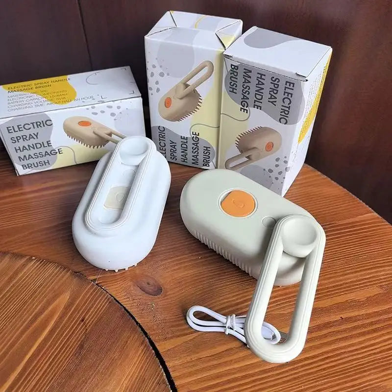 Steam Brush Cat Brush Cats Vaporizer Pet Hair Brush Remover Pets Cleaning Steamy Spray Massage Comb 3in1 Grooming Supplies