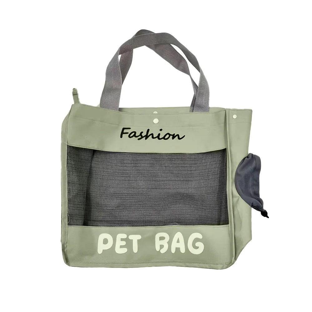 Breathable Pet Carrier Backpack, Outdoor Travel Carrying Bag for Cats Small Dogs Camping Walking Pet Supplies