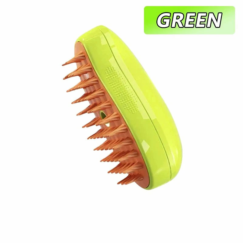 Cat Steamy Brush 3 in 1 Grooming Steam Brush Electric Sprayer for Massage Pet Dog Grooming Shedding Hair Cleaning Massage Combs