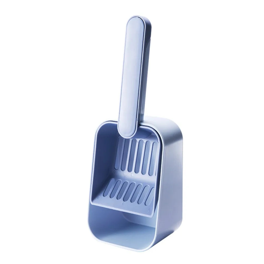 Large Capacity Cat Litter Scoop Fine Sifting with Storage Box Pet Poop Shovel Plastic Pets Litter Shovel Pet Supplies