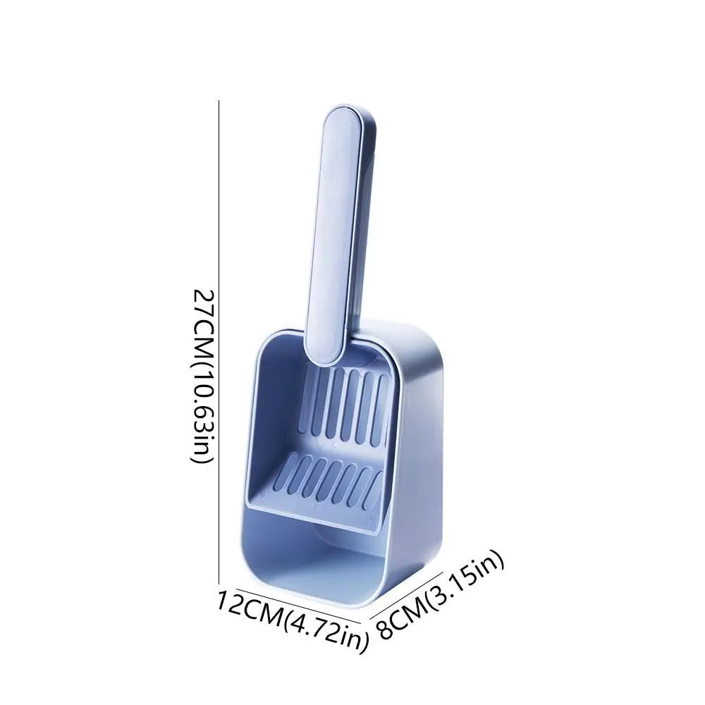 Large Capacity Cat Litter Scoop Fine Sifting with Storage Box Pet Poop Shovel Plastic Pets Litter Shovel Pet Supplies