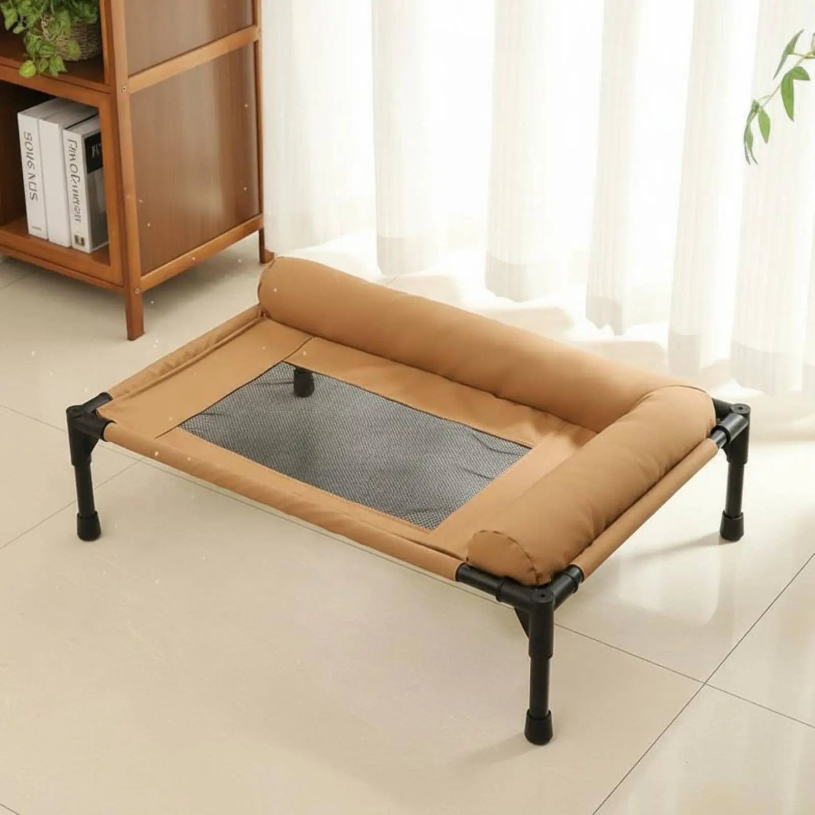 Elevated Pet Bed All-Sekkon Use Raised Dog and Cat Bed Pet Cot Moisture-Resistant Easy to Clean for Dogs, Travel, Patio