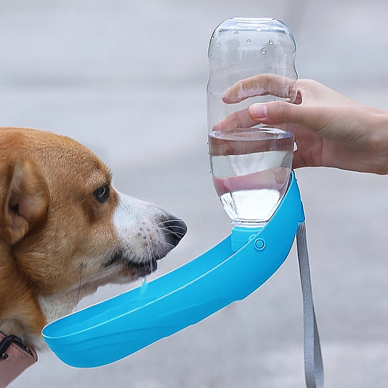 Portable Dog Water Bottle For Small Large Dogs Foldable Lightweight Drinking Bowl Outdoor Travel Walking Running Puppy Supplies