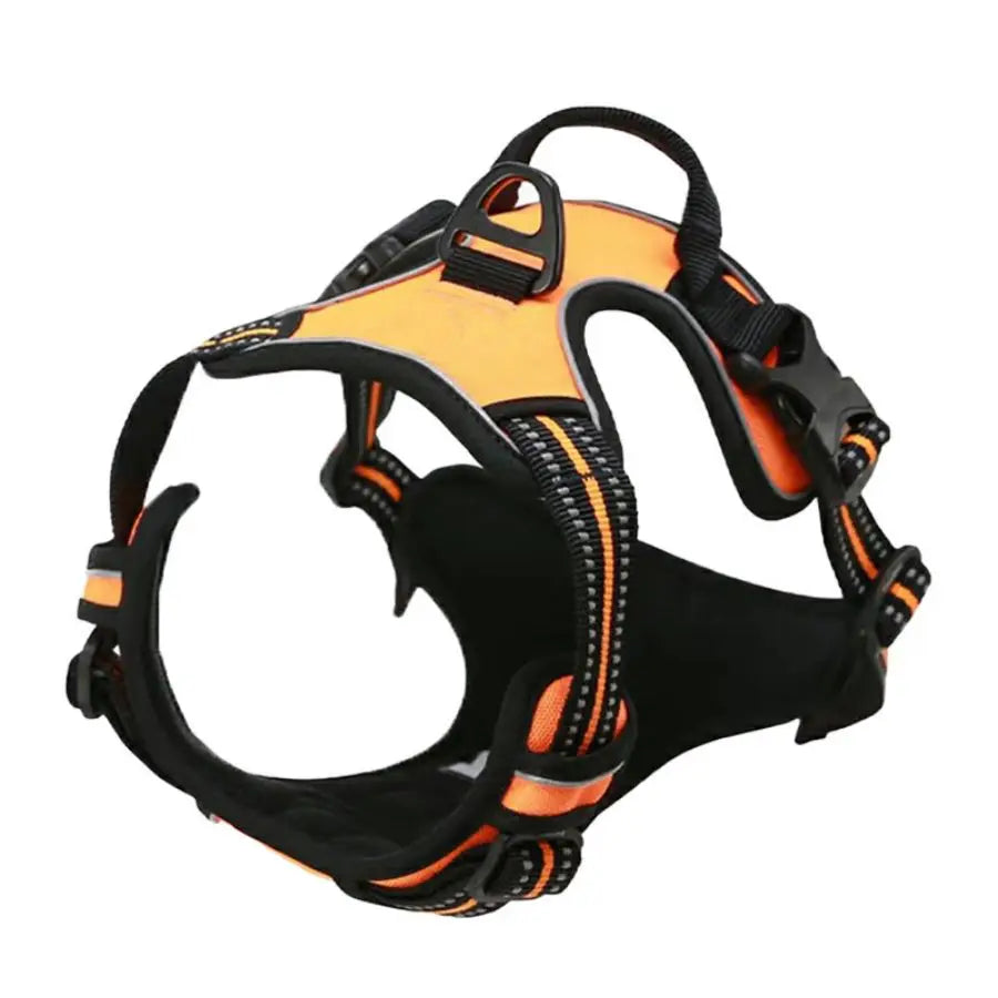 Adjustable No Pull Dog Harness Front Clip Reflective Comfortable Handle for Medium to Large Dogs Walking