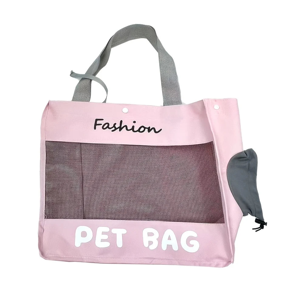 Breathable Pet Carrier Backpack, Outdoor Travel Carrying Bag for Cats Small Dogs Camping Walking Pet Supplies