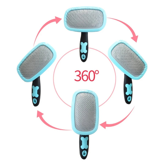 Cat Brush Self Cleaning Slicker Dog Brush Removes Loose Hair Mats Tangles Comb Soft Dog Puppy Pet Grooming Tool Cat Accessories