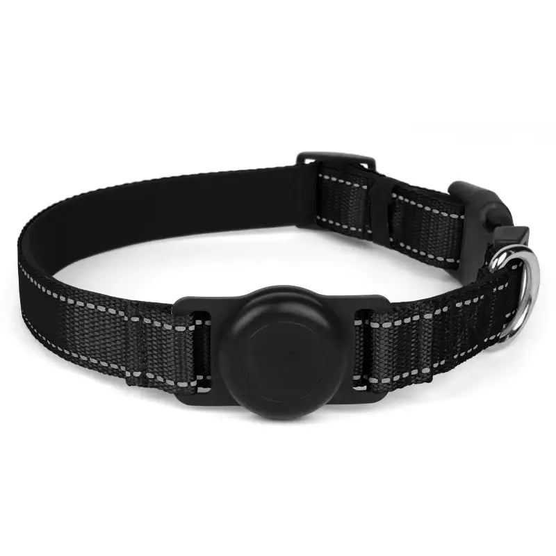 Reflective Dog Collar Adjustable Comfortable Pet Collars with Buckle for Medium Dogs AirTag Dog Collar