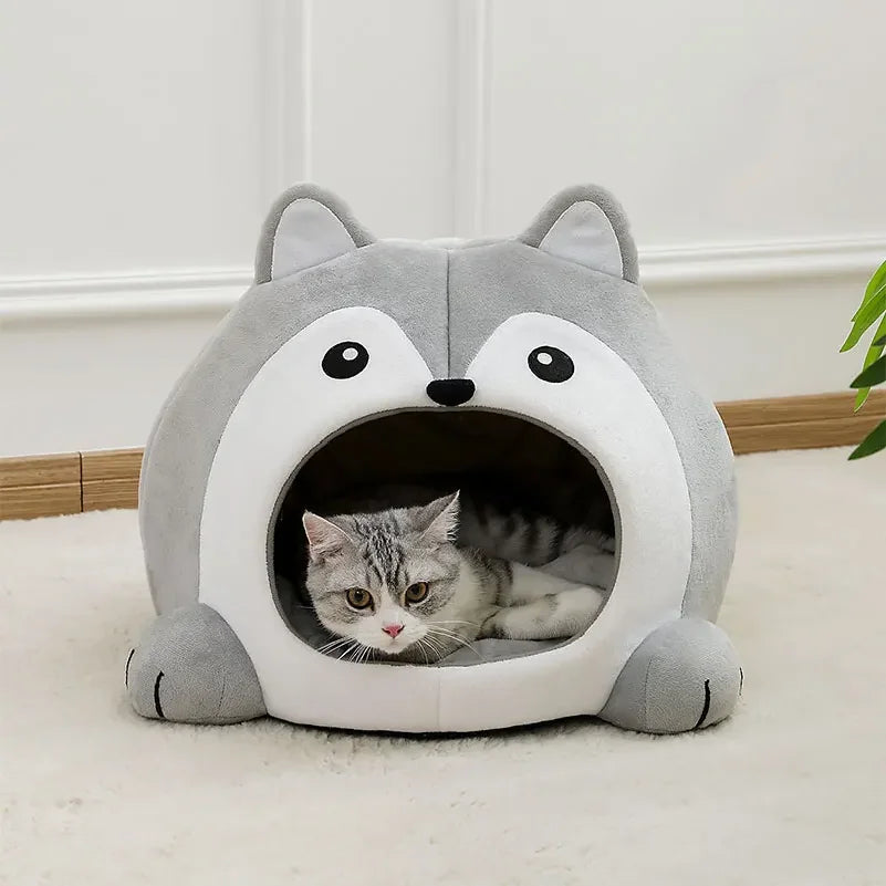 Very Soft Cat Bed Pet Basket Cat House Sofa Small Dog Lounger Cushion Kittens Cave Puppy Mat House Tent Bed Supplies For Cats