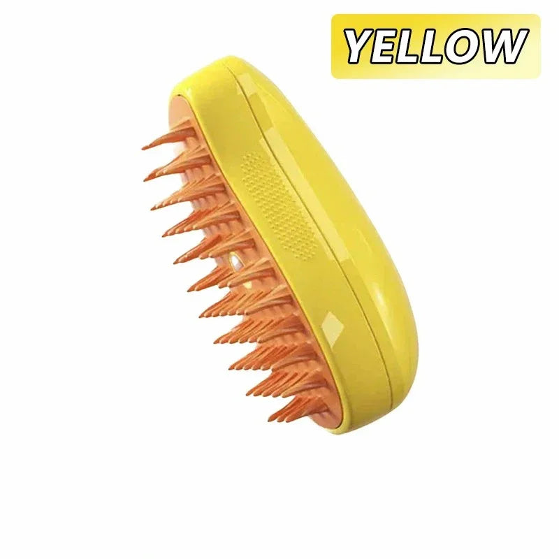 Cat Steamy Brush 3 in 1 Grooming Steam Brush Electric Sprayer for Massage Pet Dog Grooming Shedding Hair Cleaning Massage Combs