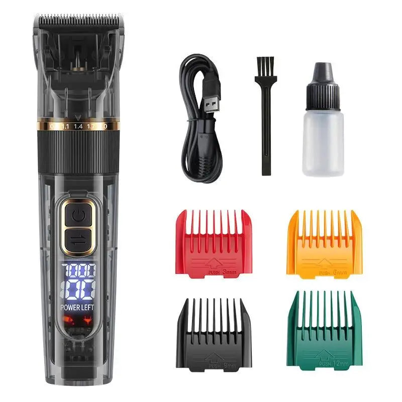 Professional Pet Micro Trimmer with LED Light Quiet Rechargeable Paw Shaver for Dogs Cats Hair Trimmer for Eyes Ears Face Butt